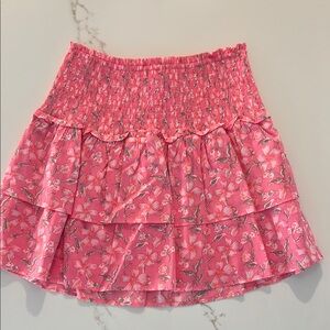 Vineyard Vines Pink Bubble Mini Skirt
